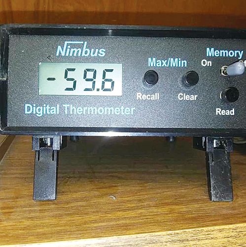 Record cold temperature for Lake Metigoshe invalidated